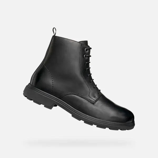 GEOX Black men's ankle boots Geox Meiern - Men