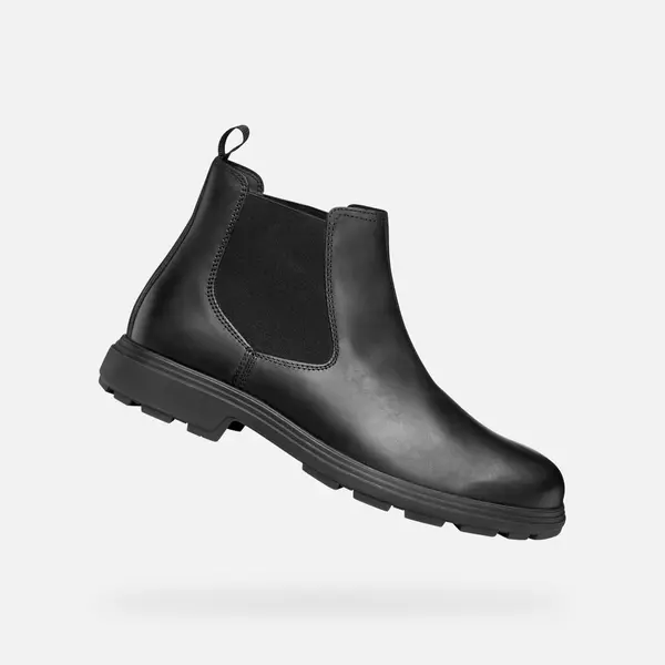 GEOX Black men's ankle boots Geox Meiern - Men