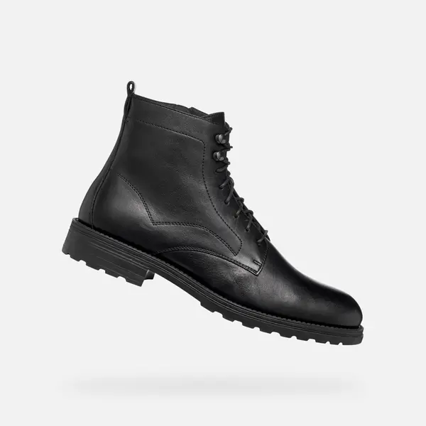 GEOX Black men's ankle boots Geox Redclif - Men