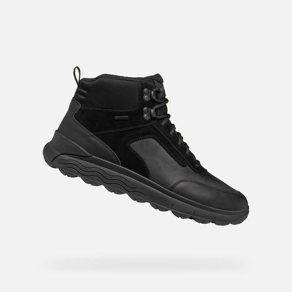 GEOX Black men's ankle boots Geox Spherica 4X4 ABX - Men's