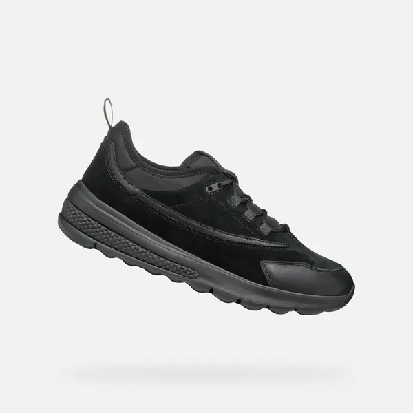 GEOX Black Men's Geox Spherica Actif Sneakers - Men's