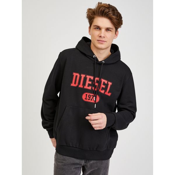 Diesel Black Men's Hoodie Diesel - Men's