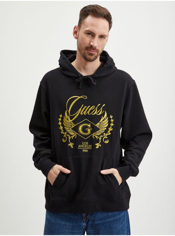 Guess Black Mens Hoodie Guess Roy - Men