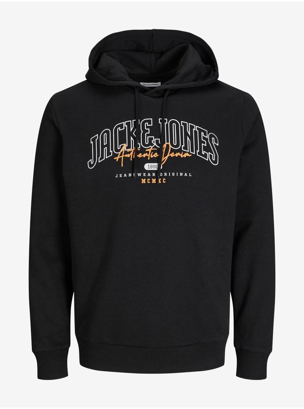 Jack & Jones Black Mens Hoodie Jack & Jones Larry - Men