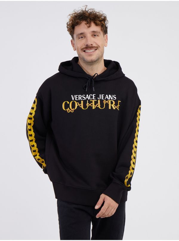 Versace Jeans Couture Black Mens Hoodie Versace Jeans Couture - Men