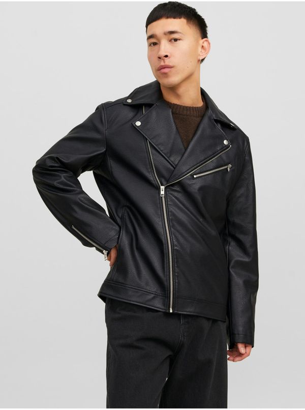 Jack & Jones Black Mens Leatherette Jack & Jones Rocky Jack Jack - Men