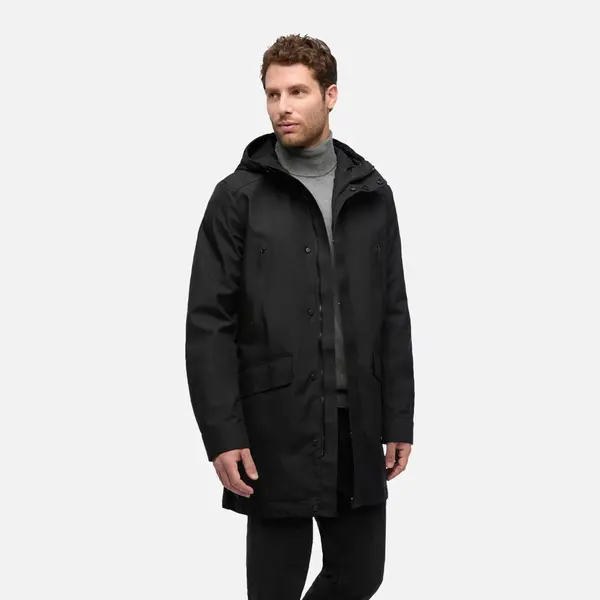GEOX Black Men's Parka Geox Anyweco - Men's