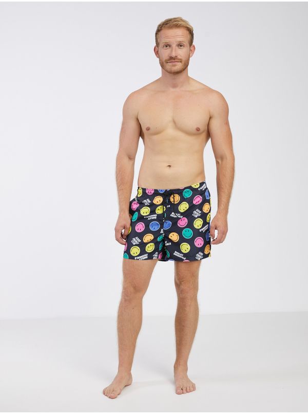 Only Black men's patterned swimwear ONLY & SONS Ted - Men's