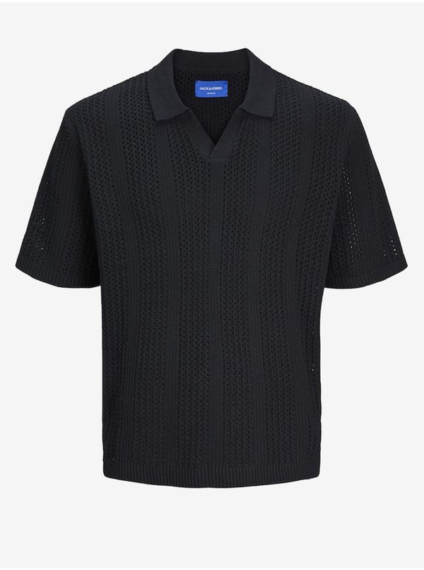 Jack & Jones Black Men's Polo Shirt Jack & Jones Taormina - Men's