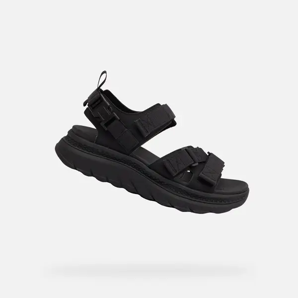 GEOX Black men's sandals Geox Spherica Actif X S - Men