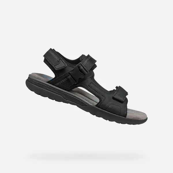 GEOX Black men's sandals Geox Spherica EC5 - Men