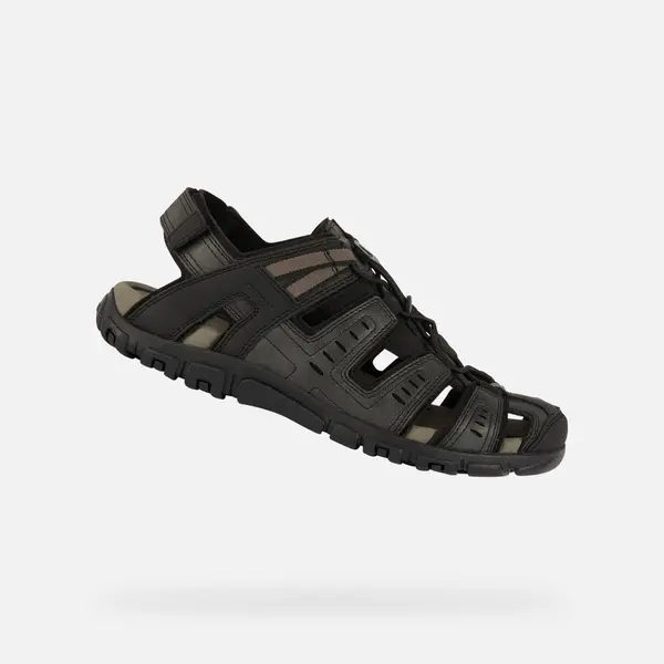 GEOX Black Men's Sandals Geox Strada - Men's