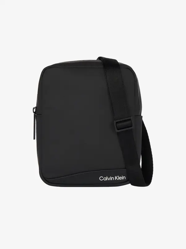 Calvin Klein Black Men's Shoulder Bag Calvin Klein Rubberized Conv Reporter S