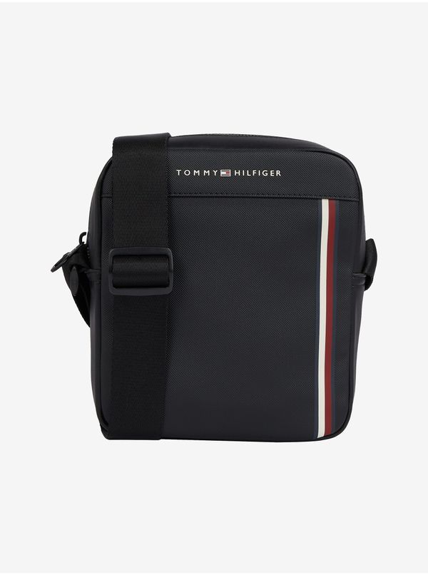 Tommy Hilfiger Black Men's Shoulder Bag Tommy Hilfiger Pique Mini Reporter - Men's