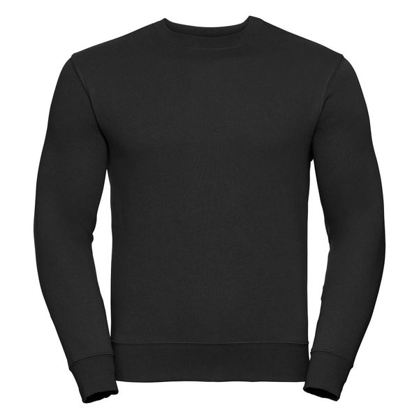 RUSSELL Black men's sweatshirt Authentic Russell