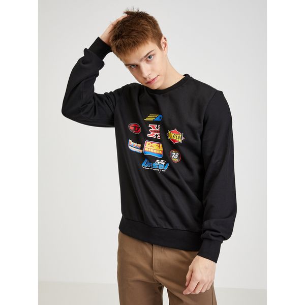 Diesel Black Men's Sweatshirt Diesel - Men