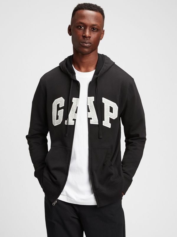 GAP Black men's sweatshirt GAP Logo arch hoodie