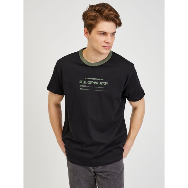 Diesel Black Men's T-Shirt Diesel - Men's