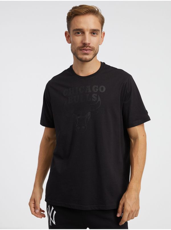 New Era Black Mens T-Shirt New Era Chibul - Men