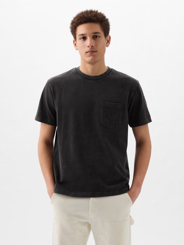 GAP Black men's T-shirt with pocket GAP