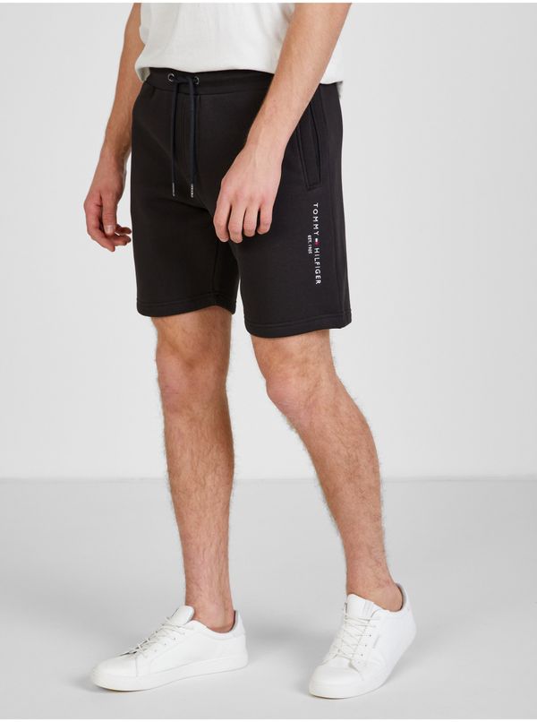 Tommy Hilfiger Black Men's Tracksuit Shorts Tommy Hilfiger - Men