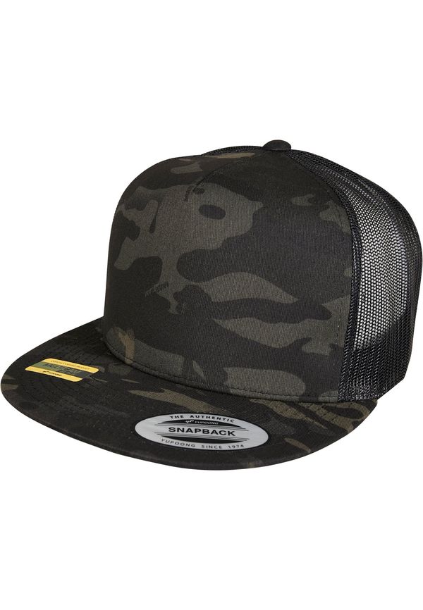 Flexfit Black Multicam Trucker Cap