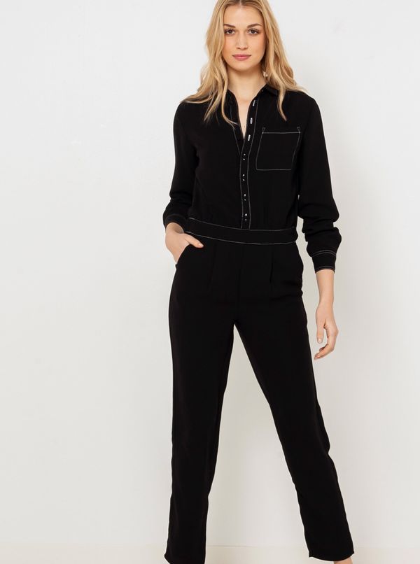 CAMAIEU Black overall with pockets CAMAIEU - Women