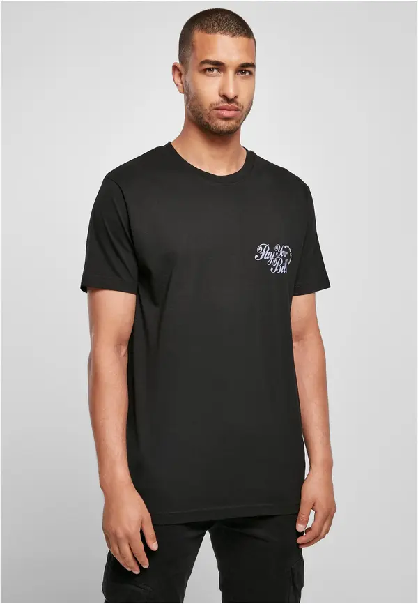 Mister Tee Black Pay Your Bills T-Shirt