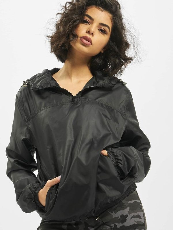DEF Black Ramie Windbreaker