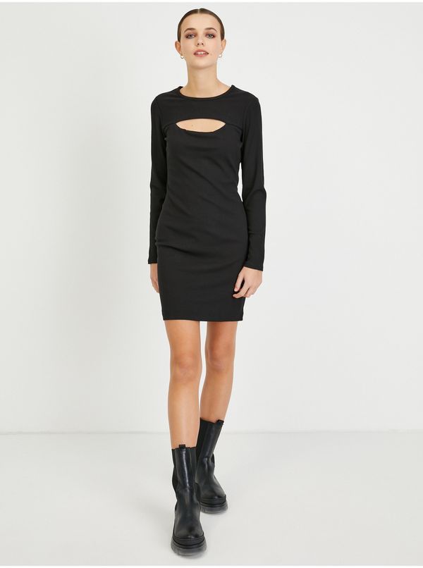 Guess Black Sheath Dress with Guess Lana Cut - Women