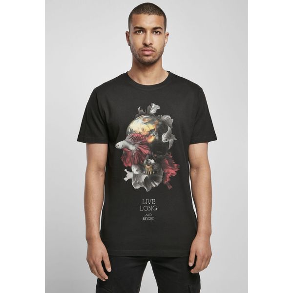 Mister Tee Black Skull Fish T-Shirt