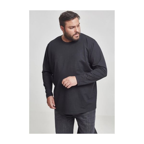 Urban Classics Black Stretch Terry Long Sleeve