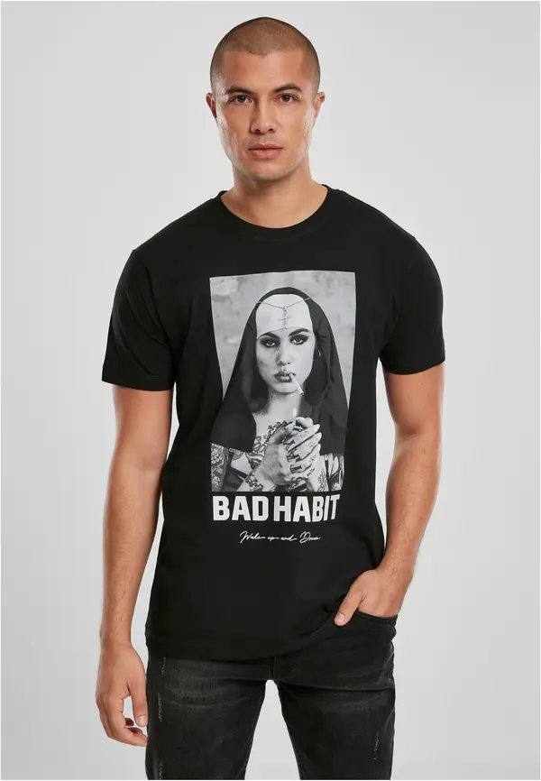 Mister Tee Black T-shirt Bad Habit