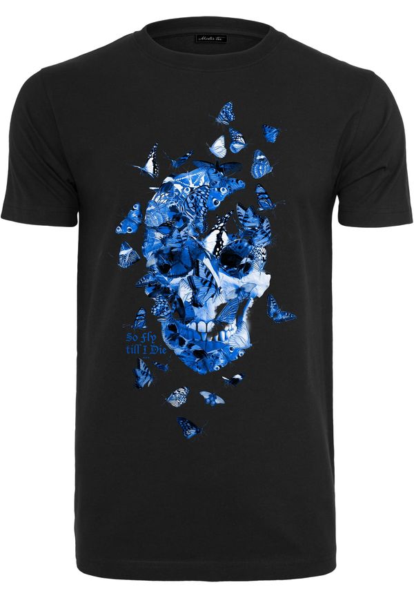 Mister Tee Black T-shirt Butterfly Skull