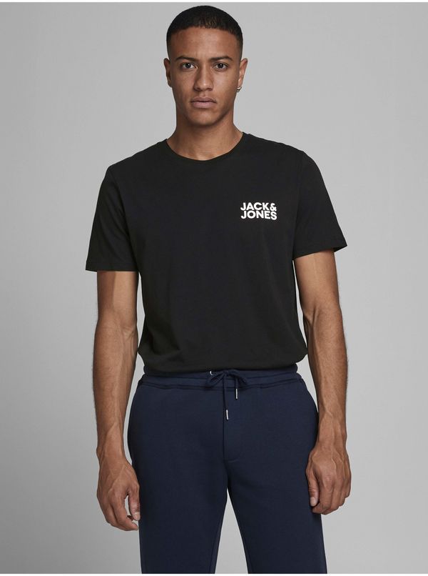 Jack & Jones Black T-Shirt Jack & Jones Corp - Men