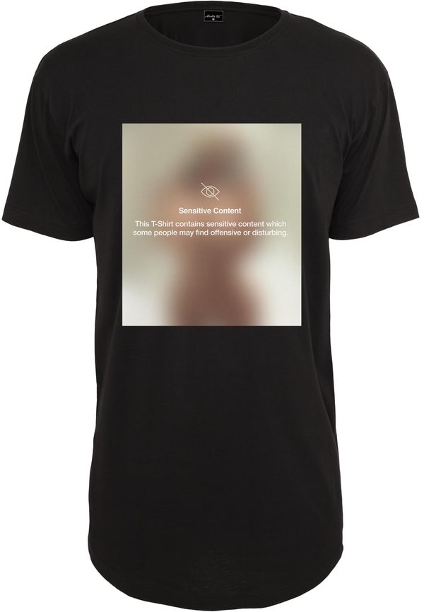 MT Men Black T-Shirt Sensitive Content