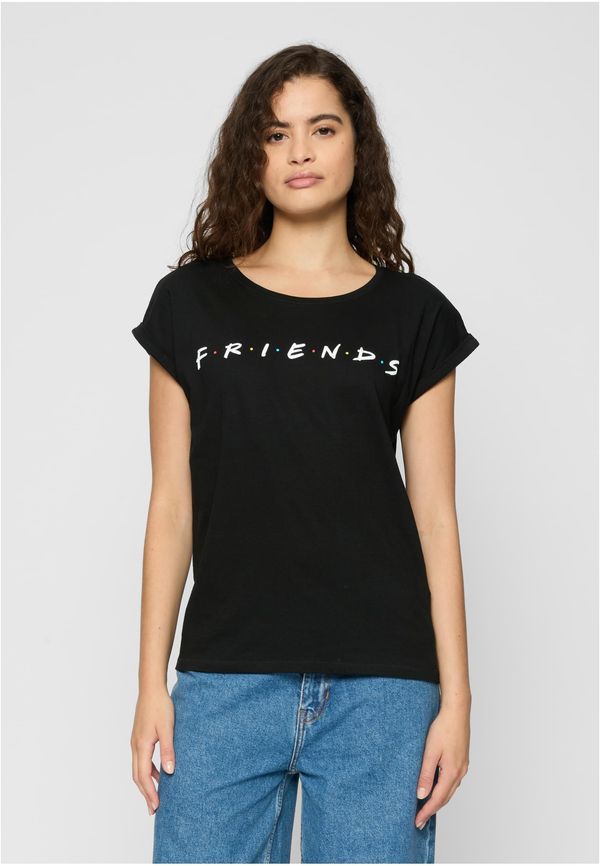 Merchcode Black T-shirt with Ladies Friends logo