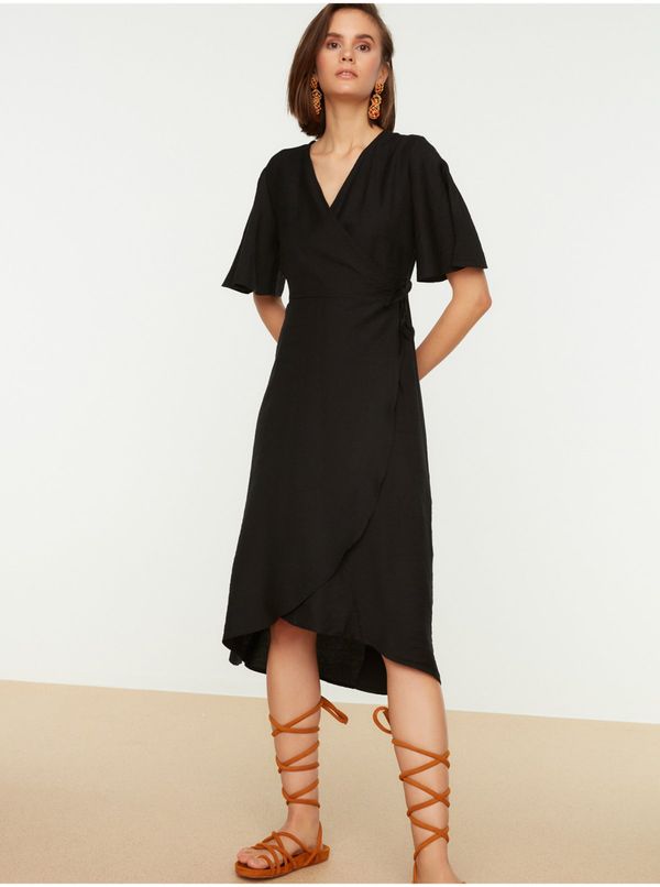 Trendyol Black Trendyol Wrap Dress - Women