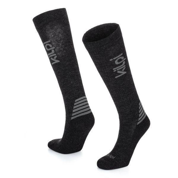 Kilpi Black unisex sports knee-high socks Kilpi PEROSA