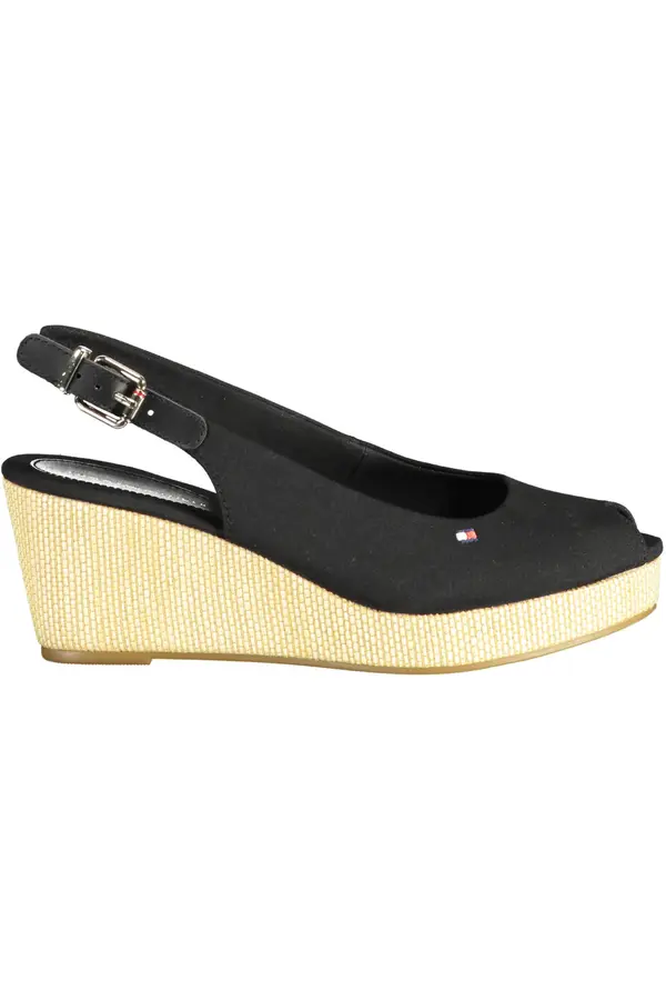 Tommy Hilfiger Black wedge sandals Tommy Hilfiger