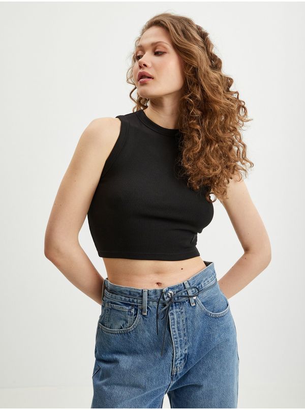 Guess Black Women Crop Top Guess Edie - Women