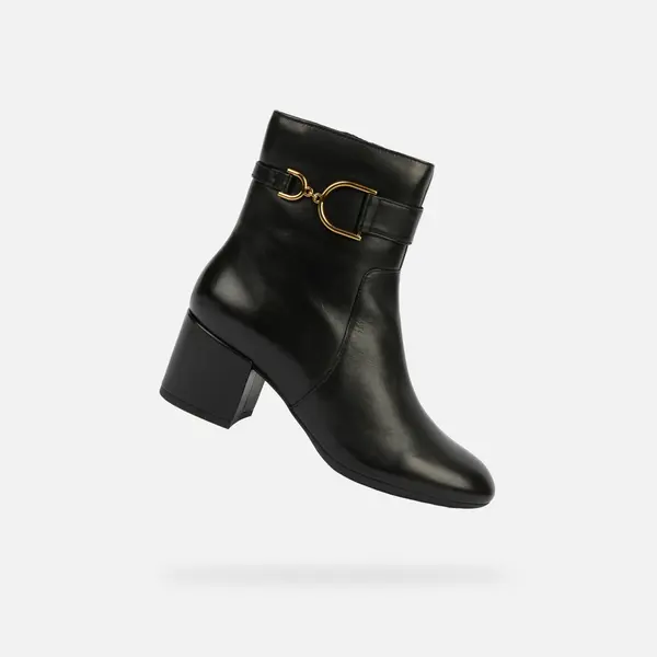 GEOX Black women's ankle boots Geox Eleana - Women's