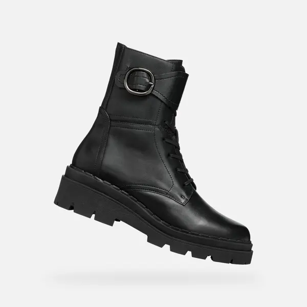 GEOX Black women's ankle boots Geox Felleny - Women's