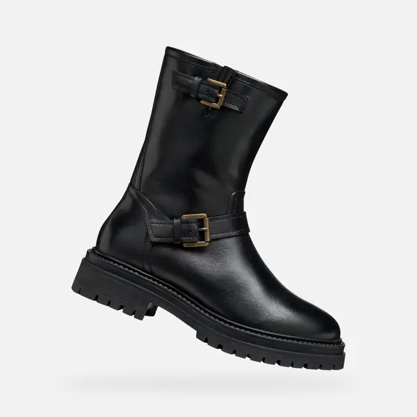 GEOX Black women's ankle boots Geox Iridea - Women's