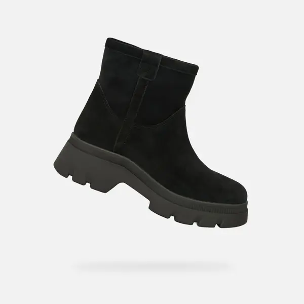 GEOX Black Women's Ankle Boots Geox Pluette - Ladies