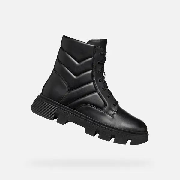 GEOX Black women's ankle boots Geox Vilde - Women's