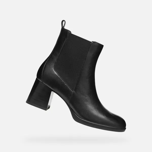 GEOX Black women's ankle boots Geox Walk Pleasure 55 - Women's