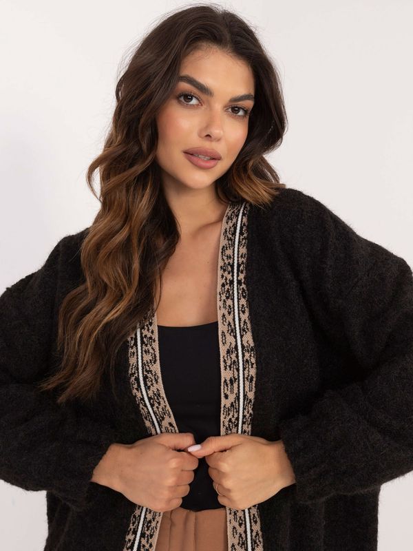 Fashionhunters Black Women's Cardigan