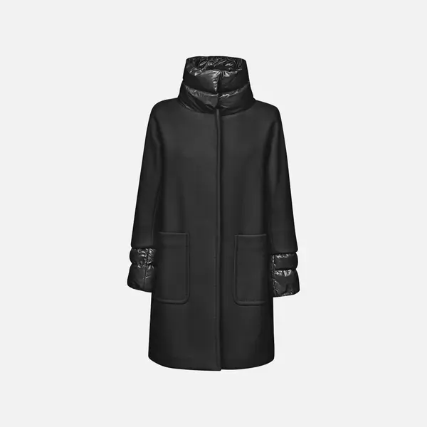 GEOX Black Women's Coat Geox Diamanta - Women's