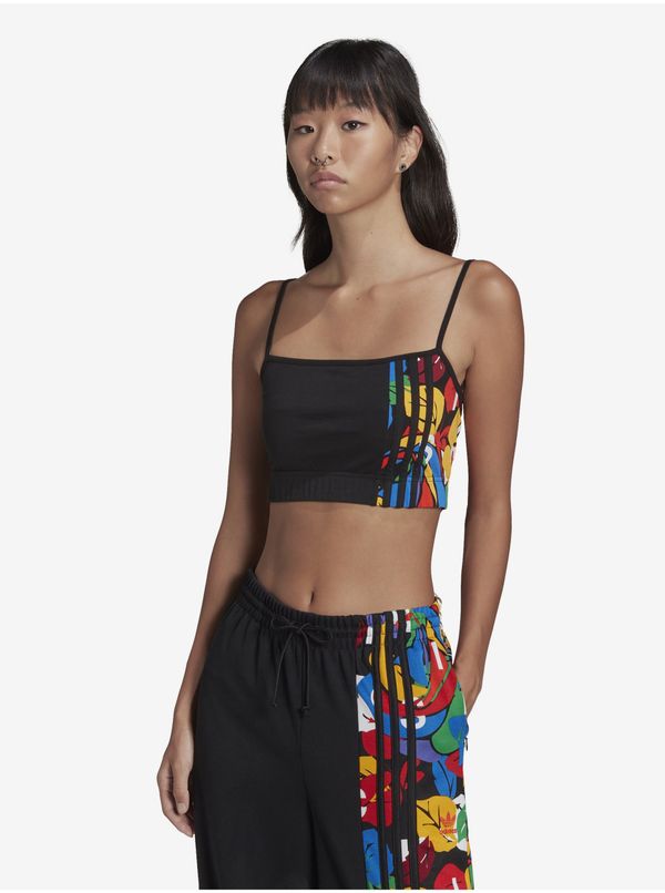 Adidas Black Womens Crop Top for hangers adidas Originals - Women